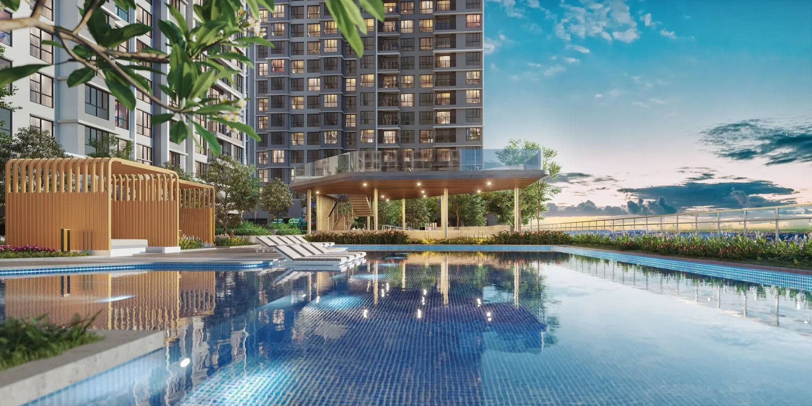 Mandolin swimming pool artist impression